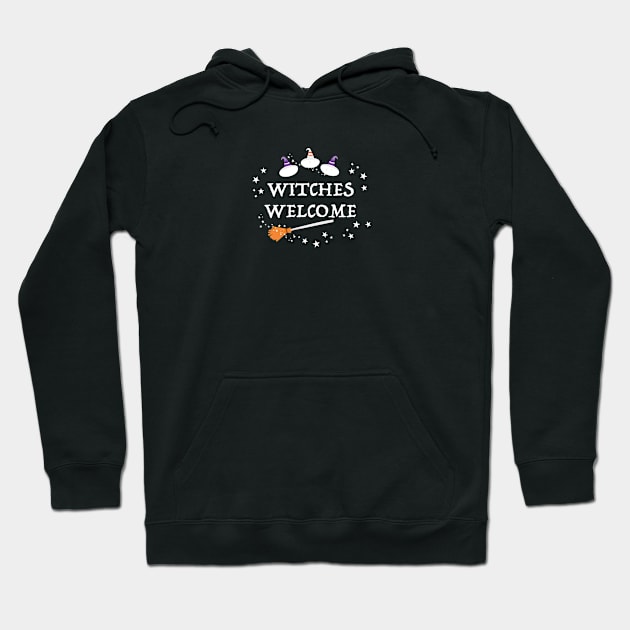 Witches welcome Halloween Hoodie by GULSENGUNEL